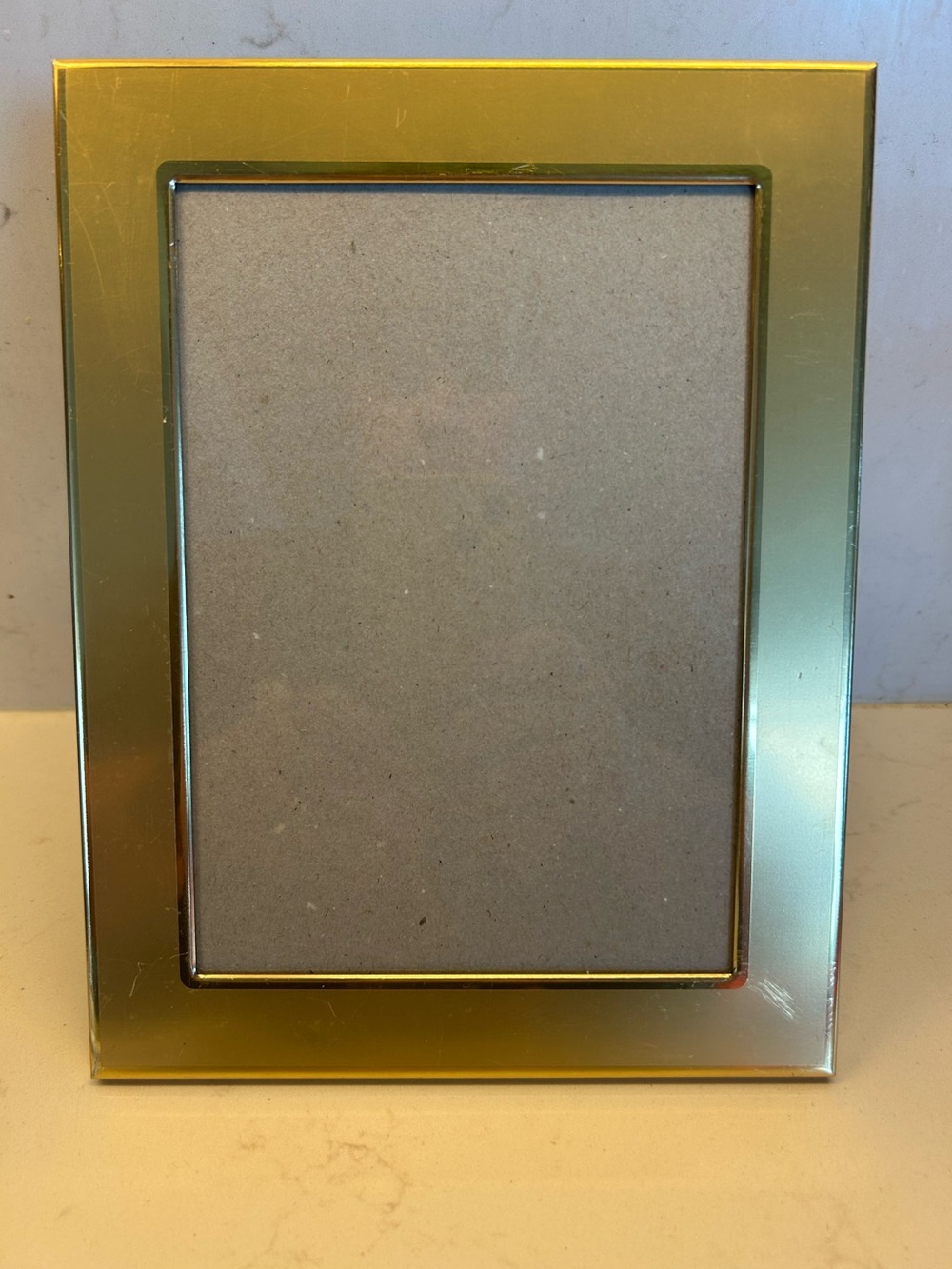 Gold Metallic Photo Frame Made in Italy 5 x 7
